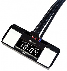 LCD display clock temperature Touch switch with defogger