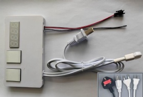AC-DC Touch switch with clock temperature